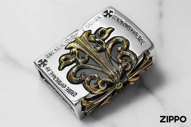 Zippo ジッポー クロス 十字架 フルメタル ジャケット 3面連続