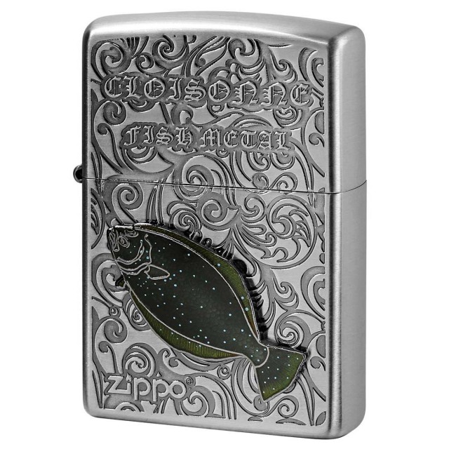 Zippo ジッポー 黒鯛 クロダイ ヴィンテージ 七宝メタル 海水魚