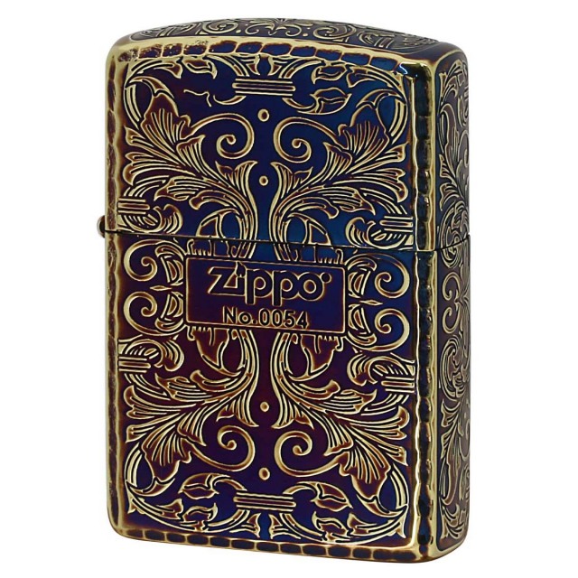 Zippo ジッポー アーマー 5面 アラベスク 唐草 コーナーリューター