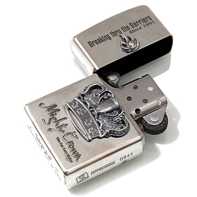 絶版/ヴィンテージ Zippo ジッポー 中古 2011年製造Mighty Crown 王冠
