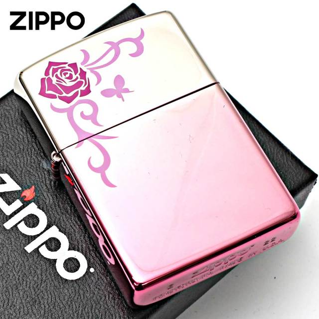 Zippo ジッポー 薔薇 ローズ Rose ミステリアス ピンク Mysterious