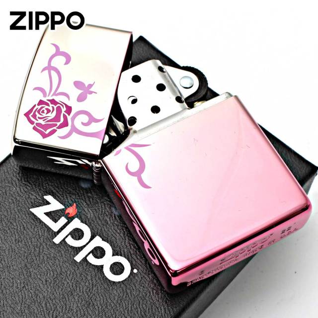 Zippo ジッポー 薔薇 ローズ Rose ミステリアス ピンク Mysterious