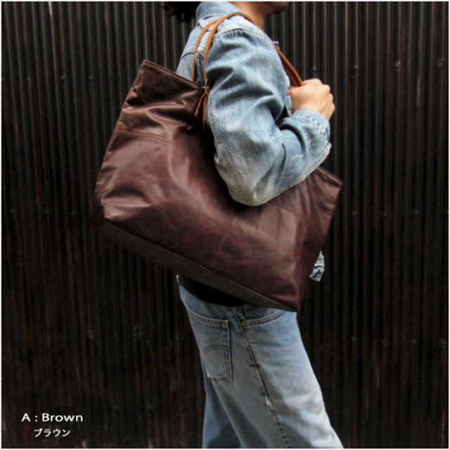 本革 トートバッグ 大容量 軽量 ショルダーバッグ ビジネスバッグ 馬革