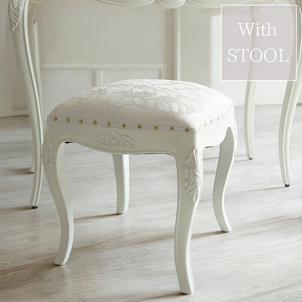 Y-KAGUオリジナル Famille ファミーユ 3面鏡ドレッサーセット(スツール