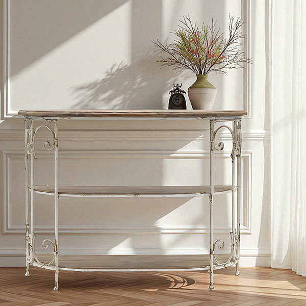 新春SALE】シェルフ アンティーク風 シャビー加工(送料込) 新春SALE