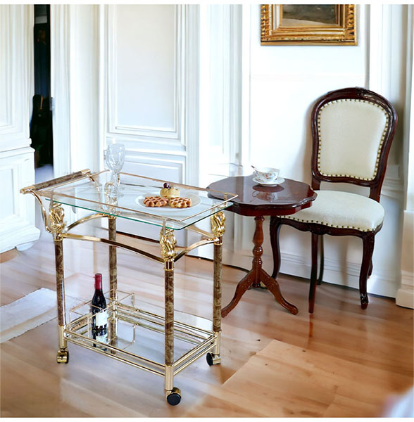 高級クラシック ゴールドワゴン べっ甲｜おしゃれ輸入家具通販 Y-KAGU