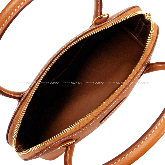 HERMES エルメス ショルダーバッグ ボリード27 ゴールド エプソン