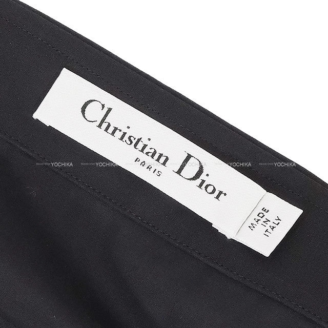 Dior ディオール キャミソール ブラウス ロゴ刺繍 黒 (ブラック