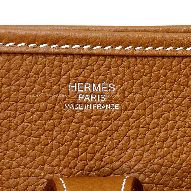 HERMES エルメス ショルダーバッグ エヴリン(エブリン) 29 PM ゴールド