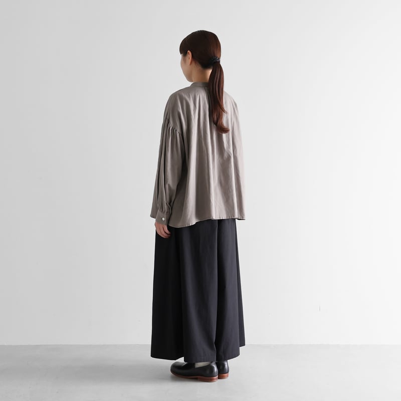 オーガニックコットンスカートパンツ（ブラック）【ユニセックス】505