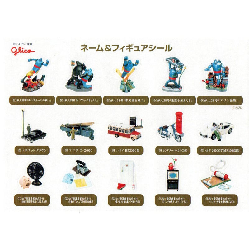 タイムスリップグリコ 第1弾 コレクションBOX（全15種）【2002年