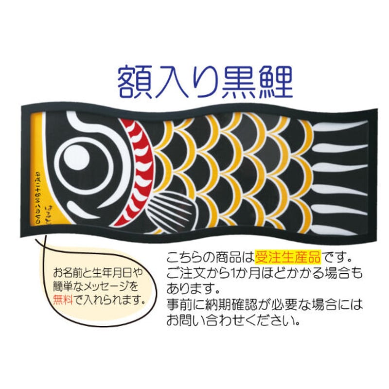 額入り鯉のぼり | 亀染屋・祝の印