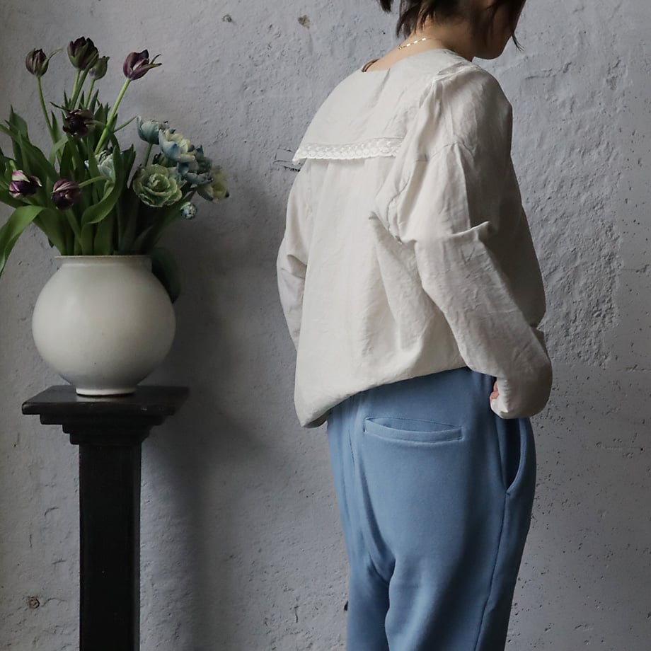 TOWAVASE Leavers blouse (gray) | nii-B | WEBSHOP