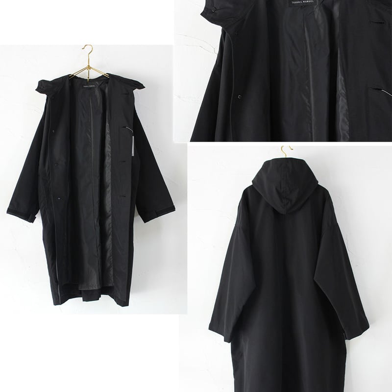 TRAVAIL MANUEL トラヴァイユマニュエル ライトグログランBIGパーカ