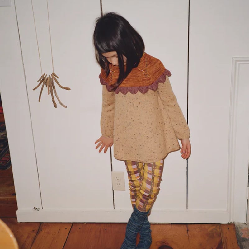 Misha & Puff / Legging - Plum Watercolor Plaid