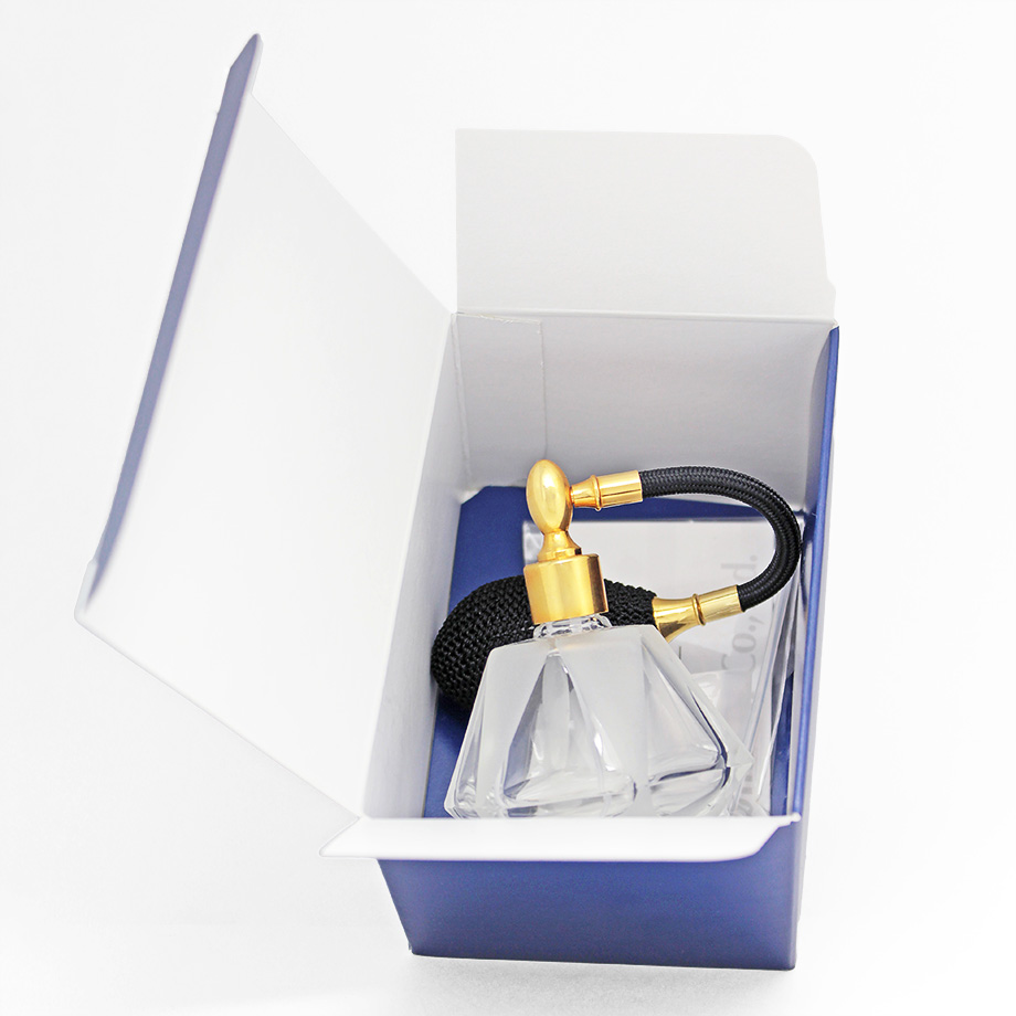 日本製 Hiromichi バルブアトマイザーL,チューブ 水晶 ゴールド 移し