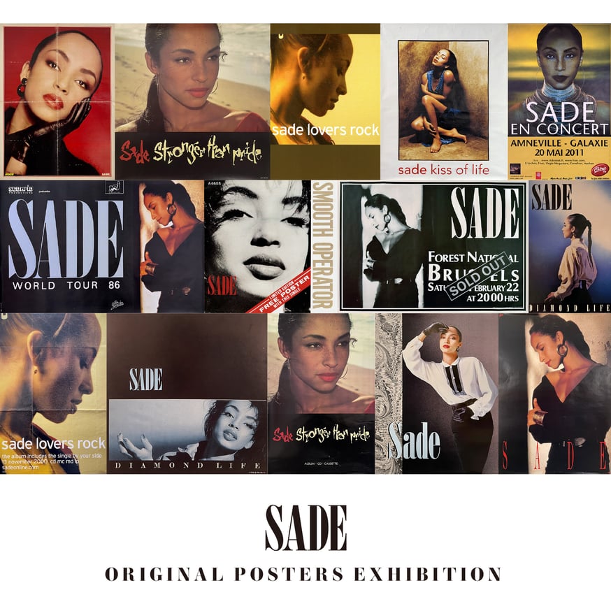 4/29(火・祝)-5/6(火) SADE ORIGINAL POSTERS EXHIBITI
