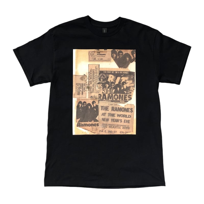 RAMONES 1985 New Years Eve T-SHIRT(BLACK) | THE