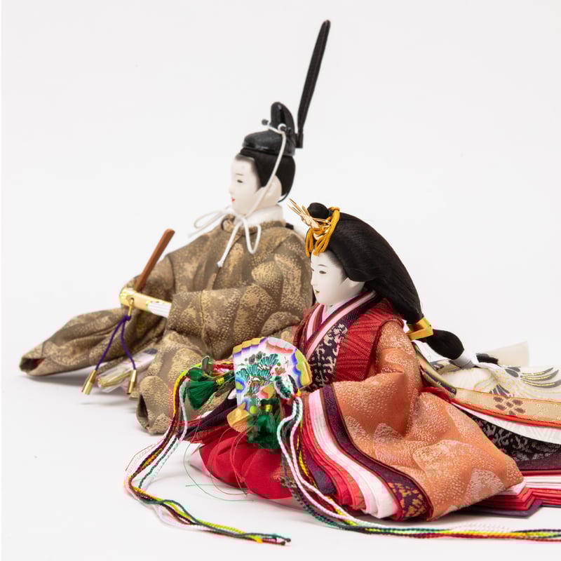 京十一番親王飾「連山文錦」 | 桂雛／小佐畑人形店