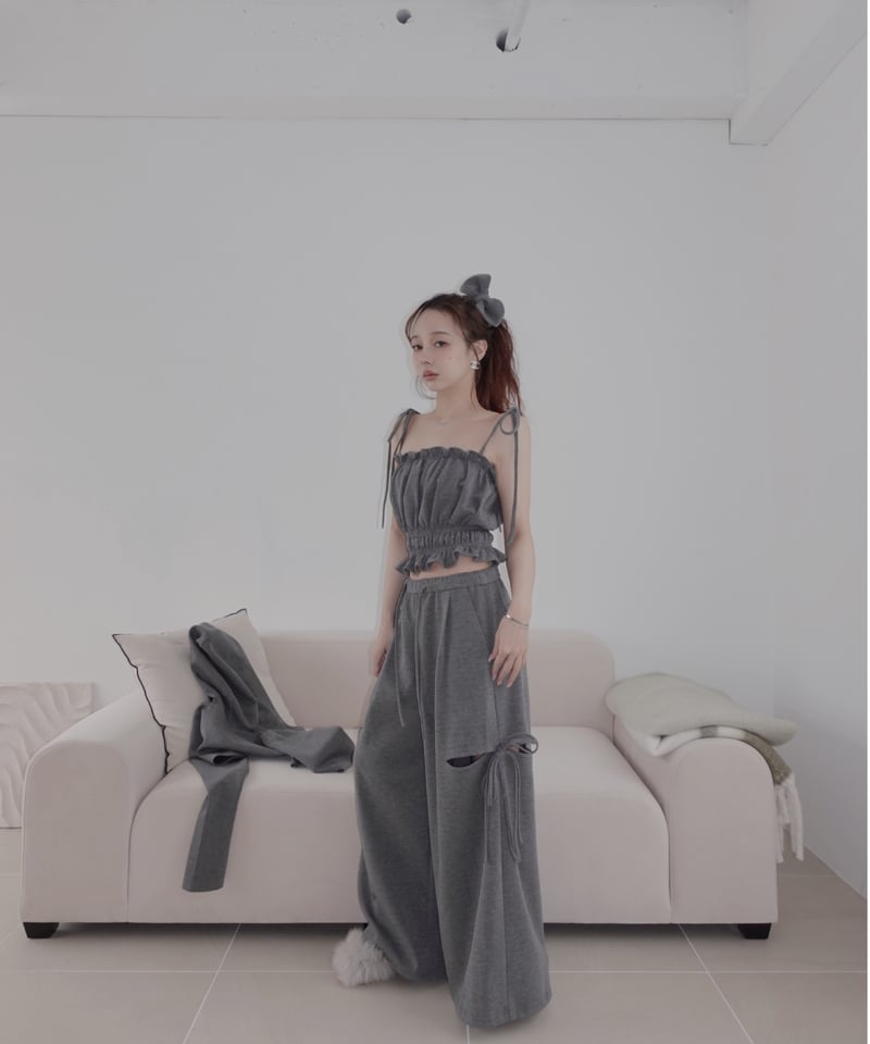 2点セットアップ①】キャミソール＋パンツ | FICTION TOKYO OFFICIAL