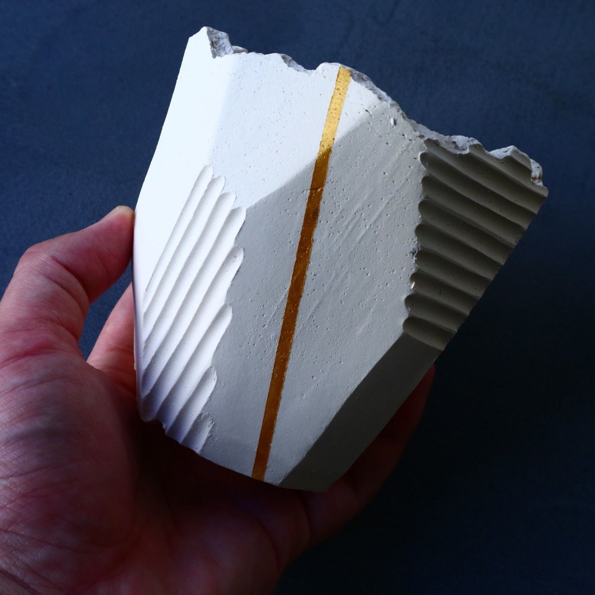 N/OH 澪標 〝白亜色〟+金ライン SS no.002 | 芽の巣山