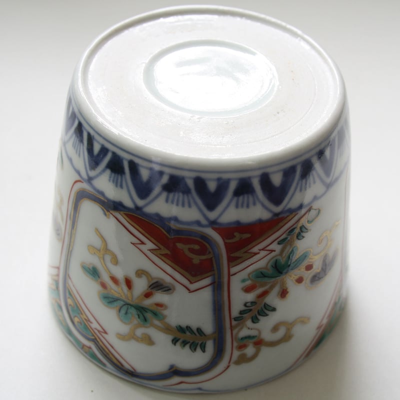 S-16 古伊万里 KOIMARI 色絵 草花文 蕎麦猪口 | imarimaru