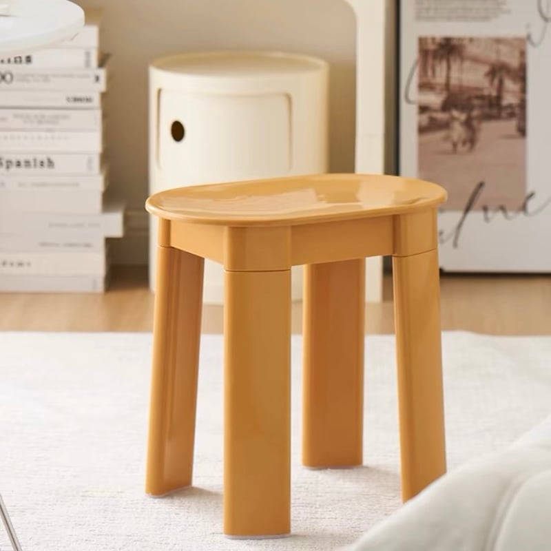 カラー オーバル サイドテーブル スツール 全6色 チェア | 70PARK