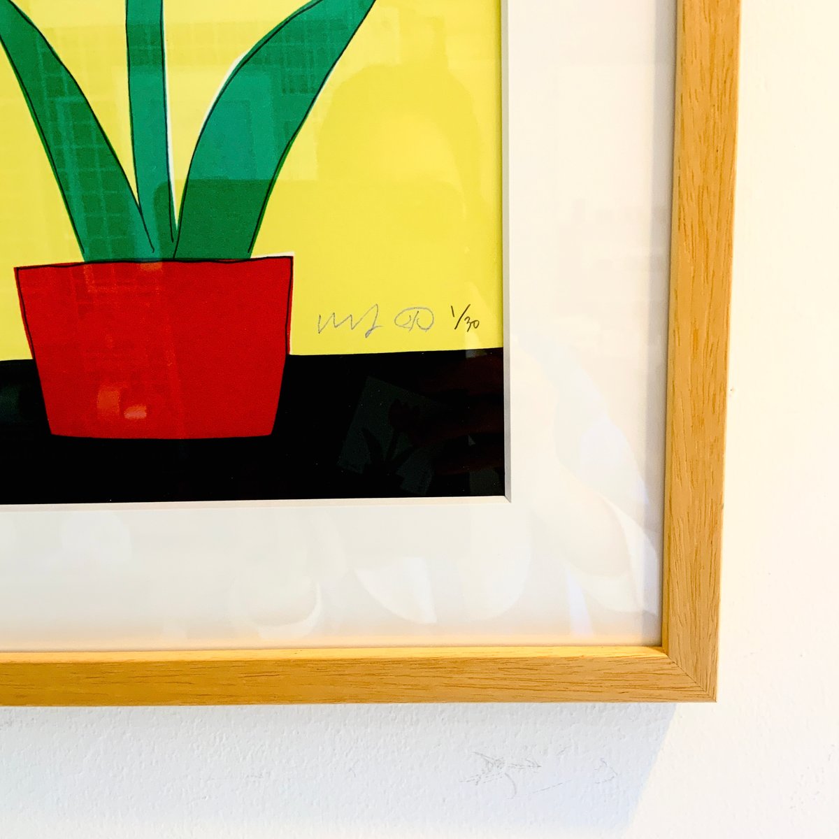 安西水丸「チューリップ（黄色） S（2024）」mizumaru anzai | SPACE