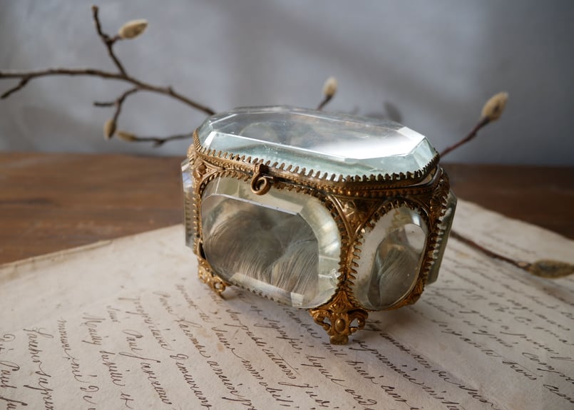 8．アンティークジュエリーボックス フランスアンティーク | mamantique