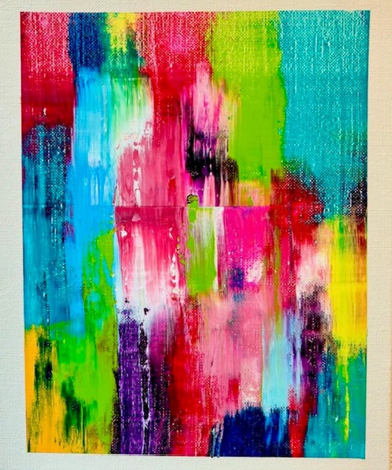 抽象 油絵 F3 | nuancebeans