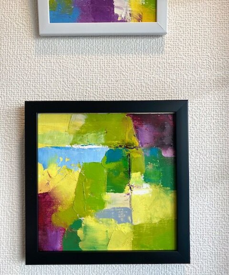 油彩 色遊び抽象 森田和昌 | nuancebeans