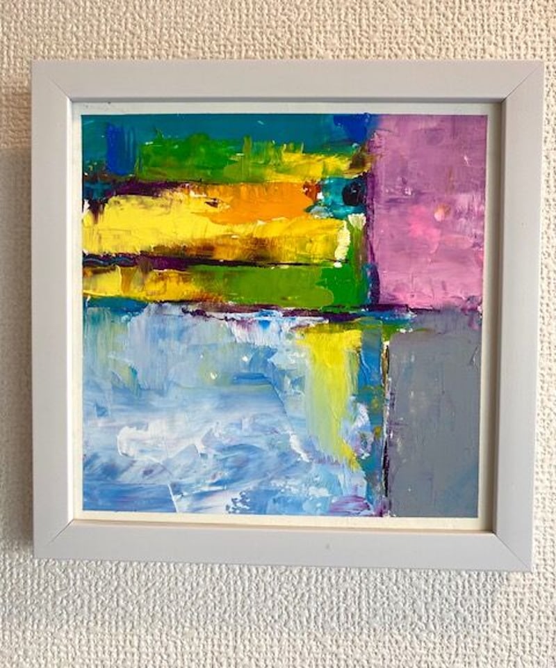 油彩 色遊び抽象 森田和昌 | nuancebeans