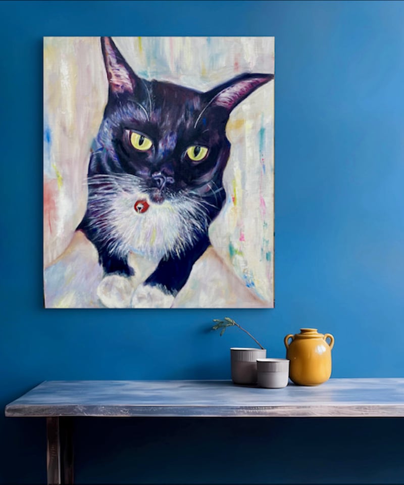 油絵の猫 6号(410×318mm) 油絵の猫 6号(410×318mm)