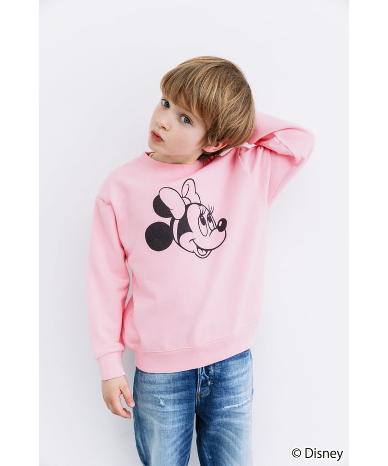 Disney / KIDS SWEAT TOP(ミニー)【WCJ-TD-002PNK02】 |