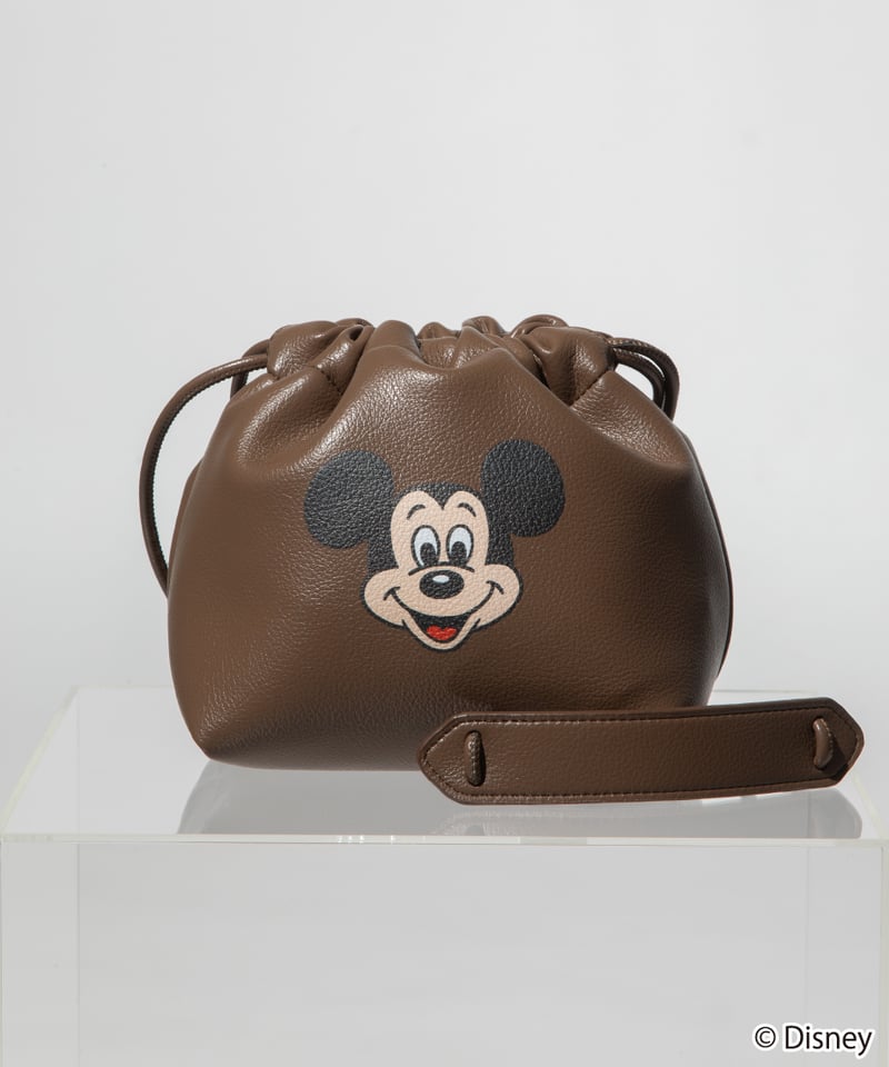 Disney / DRAWSTRING BAG(ミッキー)【WCJ-QU-115BRN01】