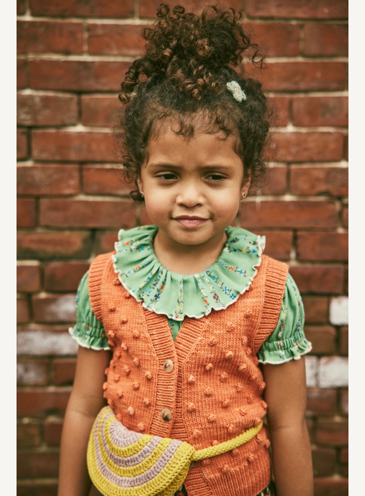 Misha&Puff】Auggie Popcorn Vest/ Gamberetto | M