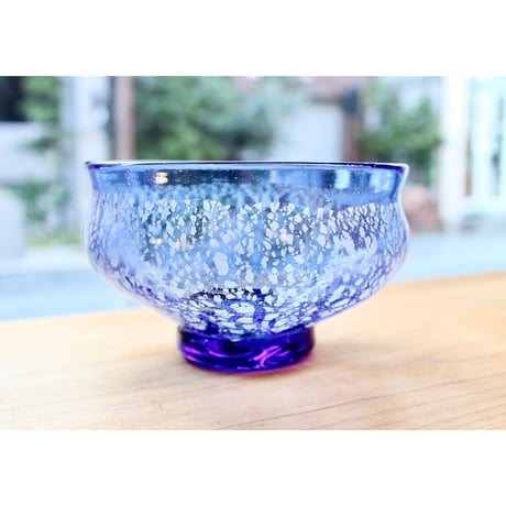 ガラス製ボウル 稲嶺盛吉作 琉球ガラス 稲嶺盛吉 泡ガラス 皿 琉球