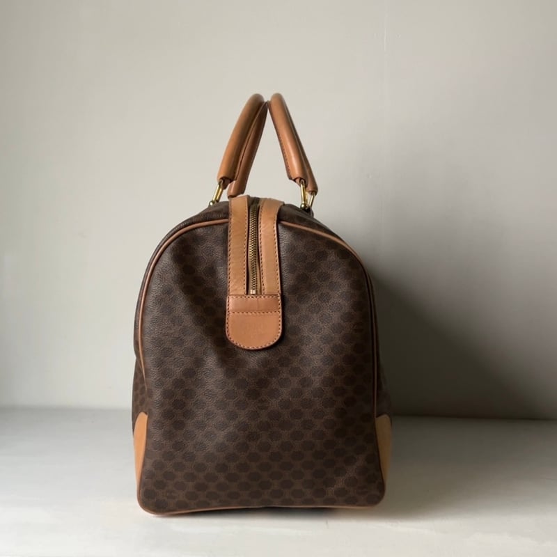 CELINE オールドセリーヌ トリオンフ(マカダム) 総柄 ボストンバッグ