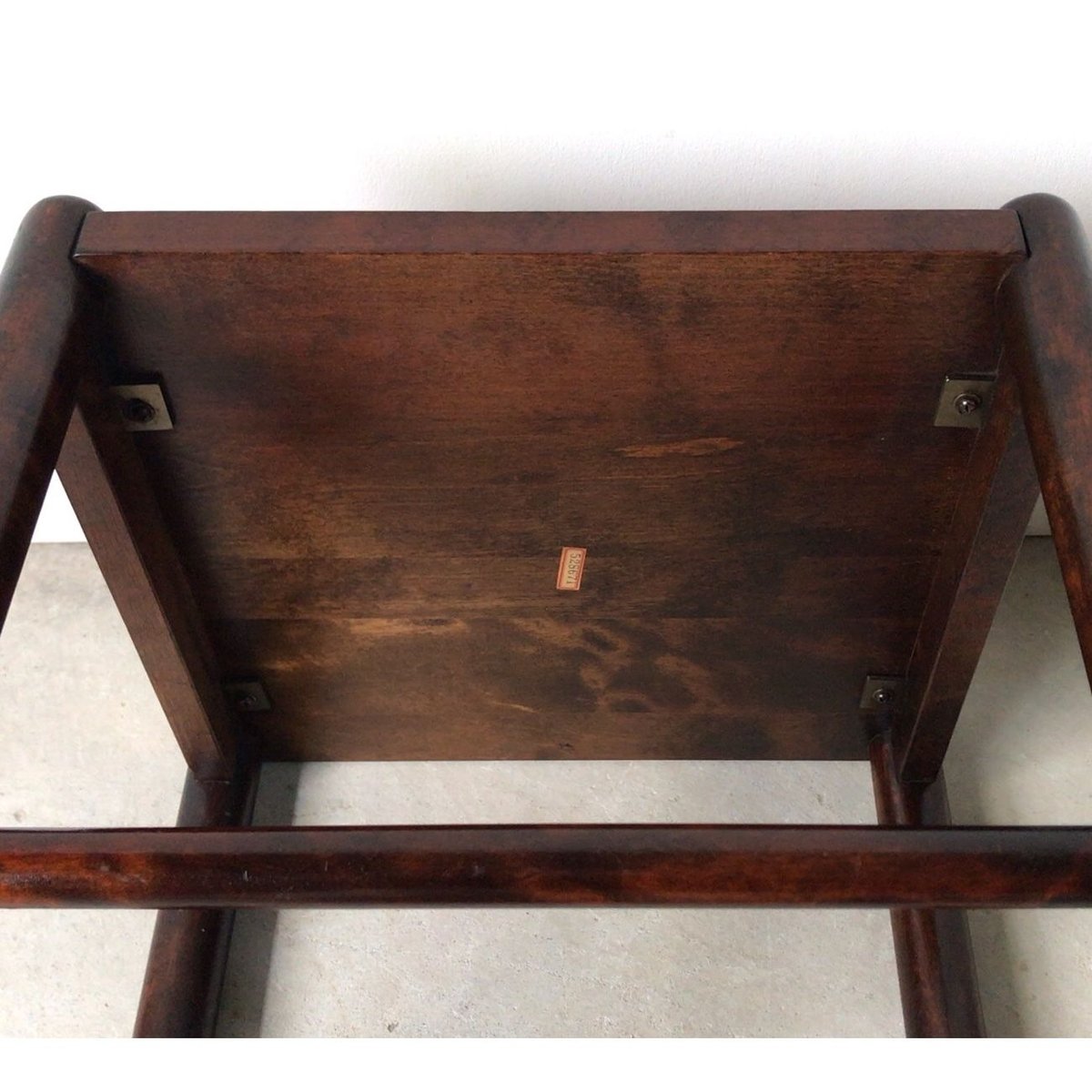 北海道民芸家具 樺無垢材 ＃670 スクエアスツール サイドテーブル