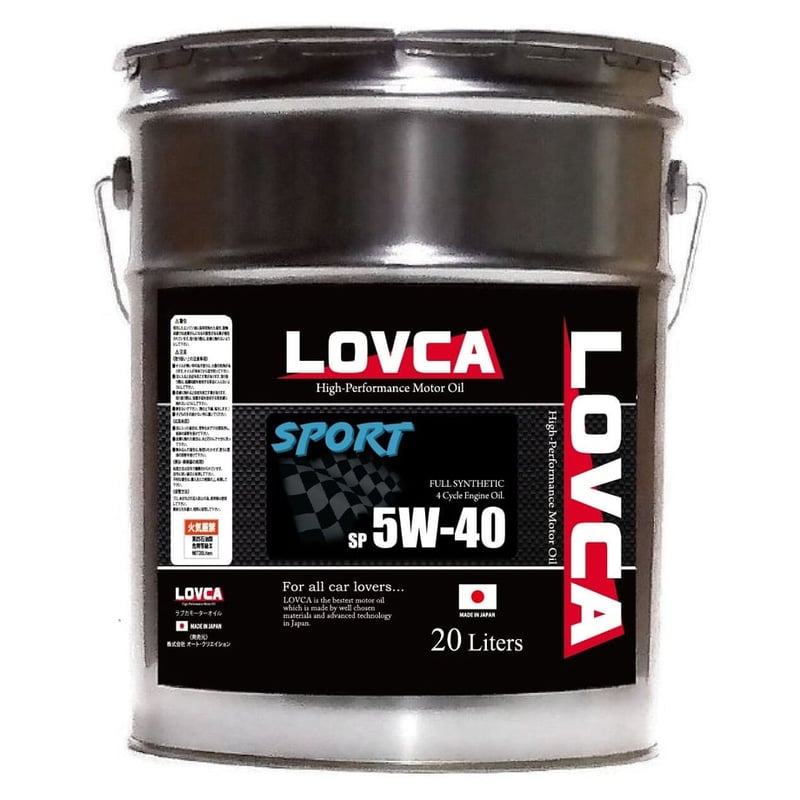 ラブカオイルLOVCA Sport 5w-40 新中古品