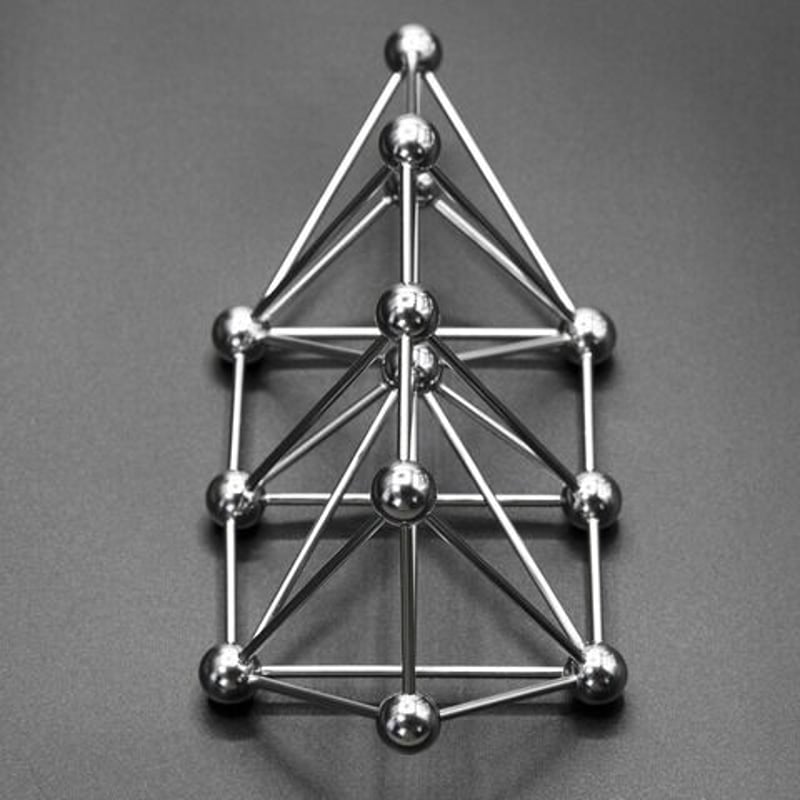 模型 3Dカバラ パドマ（ステンレス） | カタカムナ・クスリ絵の学校