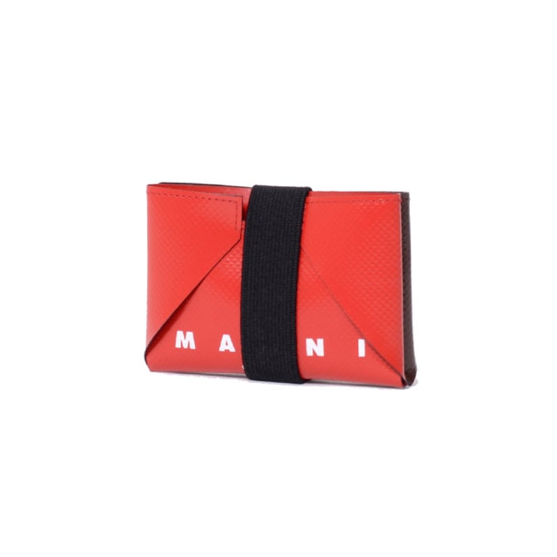 マルニ Marni 名刺入れ カードケース PVC レッド | YOKOAUNTY