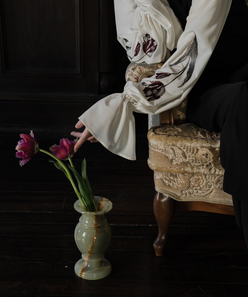 花を着るセットアップ〈ブラウス〉【チューリップ】 | iCONOLOGY