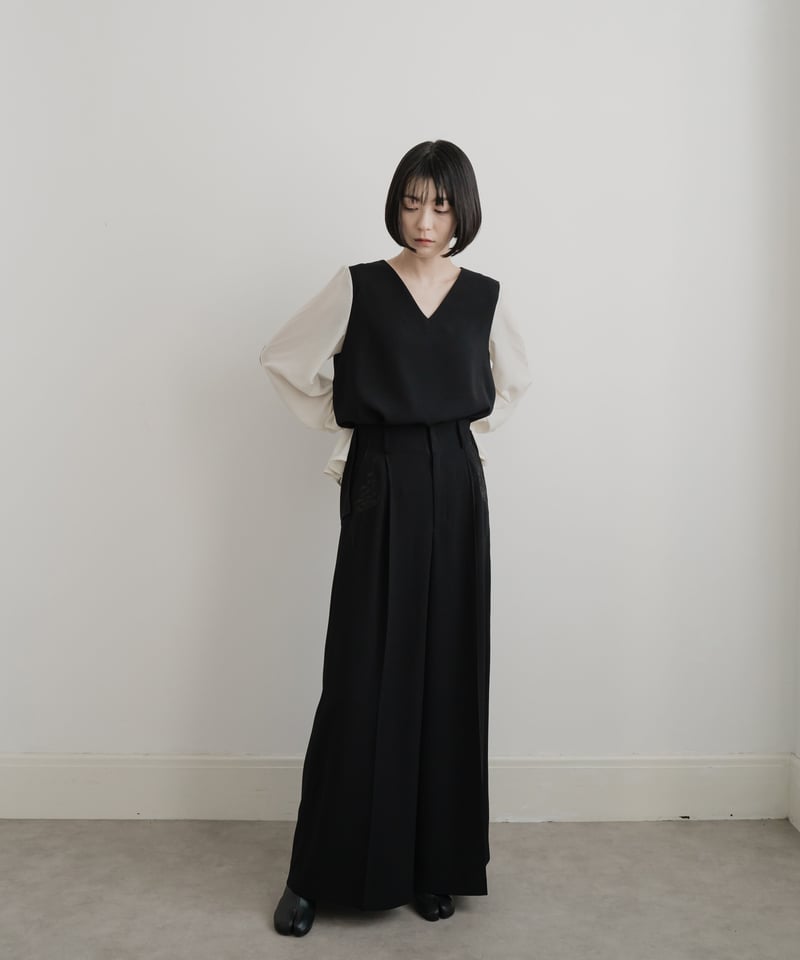 花を着るセットアップ 〈ブラウス〉【白木蓮】 | iCONOLOGY