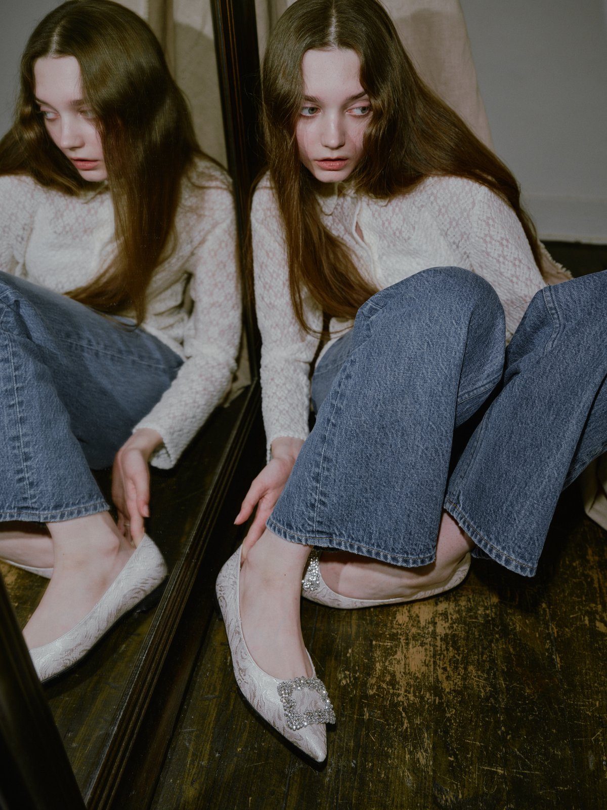 JACQUARD BIJOU PUMPS | OHGA