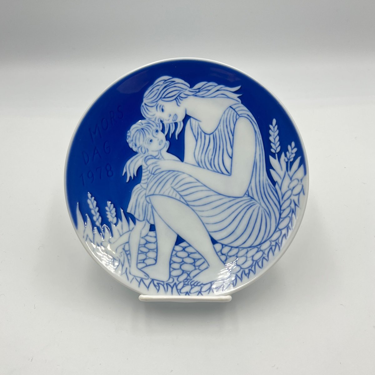 ロイヤルコペンハーゲン B&G マザーズデイプレート1994年 猫の親子