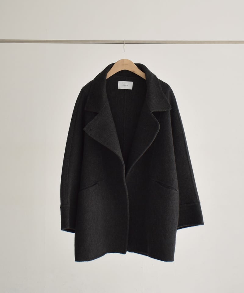 Stand Collar Midi Wool Coat c1911-61 | cizatto