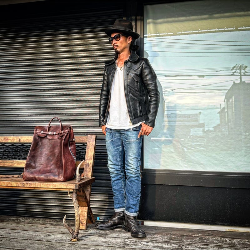 NAKED SUN / PROMISED LAND GOATSKIN【BLACK】 | ・ ・