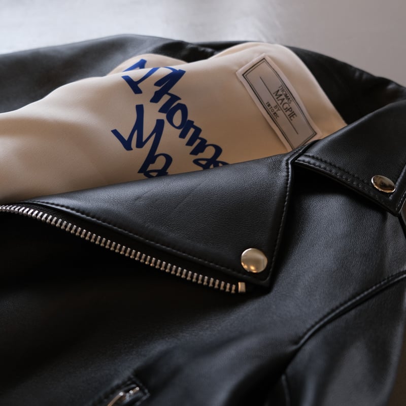 THOMASMAGPIE トーマスマグパイ logo rider's jacket 【2213