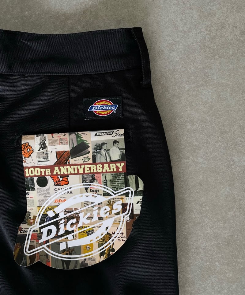 ok.soon×dickies 2tuck tapered chino pants (blac